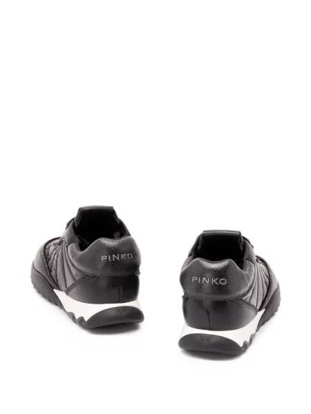 Matlasat sneakerși Pinko negru