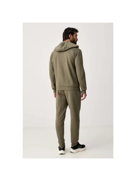 Emporio Armani komplet dresowy z bawełną zielony