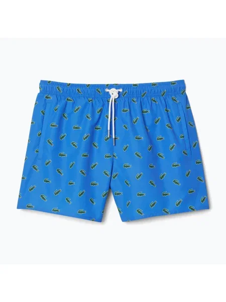 Pantaloni scurți de baie pentru bărbați Lacoste gipsy blue/multico albastru