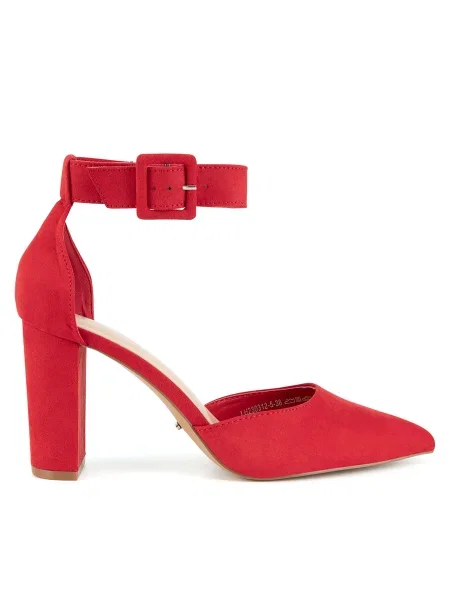 Pantofi pumps DeeZee roșu