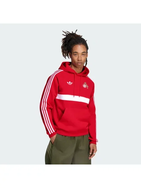 Bluza z kapturem Adidas biała