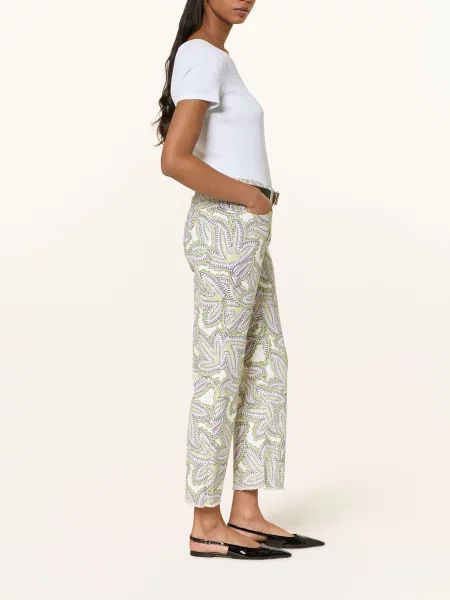 Marc Cain Krótkie Dżinsy Forli weiss białe