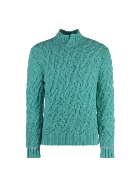 Sweter Malo z nadrukiem zielony