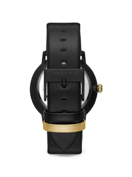 Ceas Kenneth Cole din piele negru