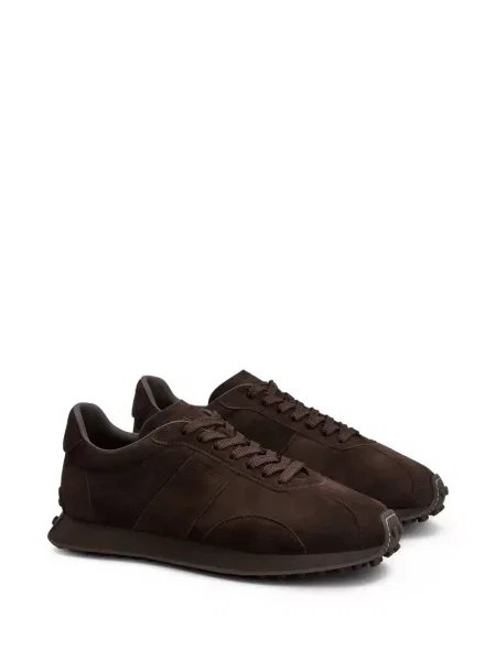 Sneakerși Tod's din piele de căprioară maro