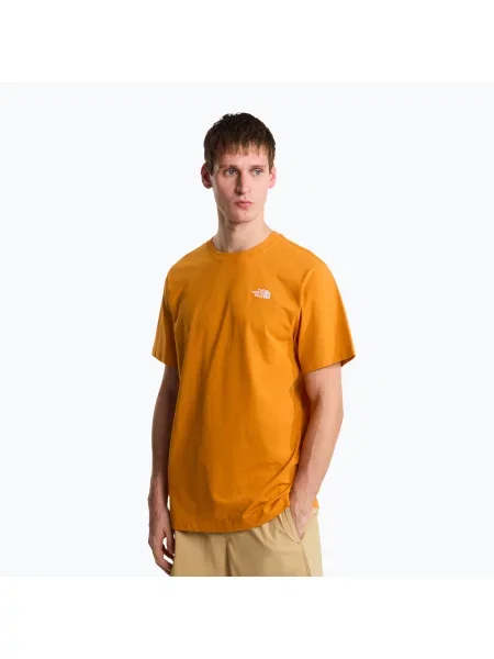 Férfi póló The North Face Evolution Simple Dome dust orange. Méret: M narancsszínű
