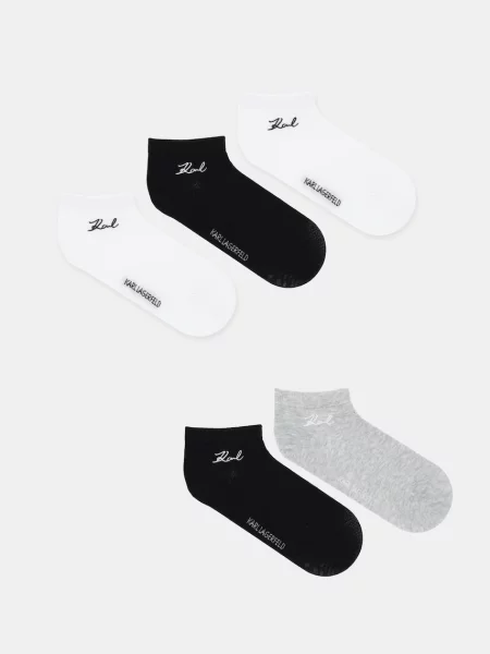Karl Lagerfeld șosete negru alb