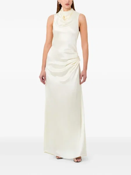 Rochie maxi Nicholas drapată de costum