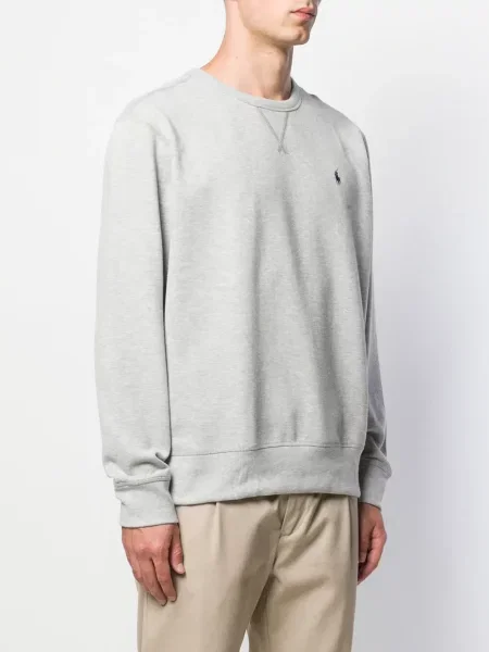Tričko Polo Ralph Lauren s výšivkou šedé
