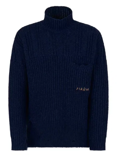 Golf golf Marni prążkowany niebieski