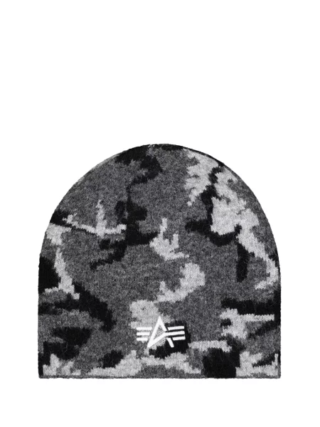 ALPHA INDUSTRIES Căciulă Cone gri deschis / gri amestecat / negru alb