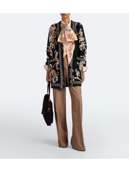 Cardigan Etro de lână negru