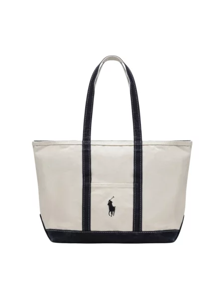 Torba Polo Ralph Lauren płócienna z logo