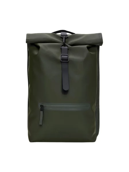 Plecak miejski Rains Rucksack Rolltop W3 17 l green zielony