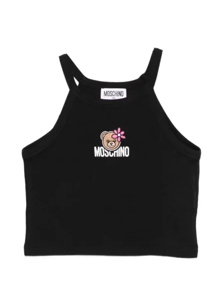 Top dziecięcy Moschino czarny