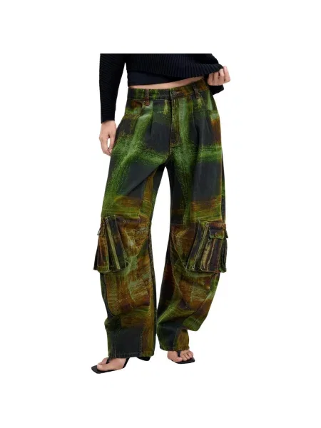 Pantaloni Desigual verde