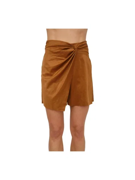 Szorty Nenette brązowe