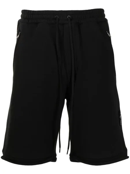 Pantaloni scurți 3.1 Phillip Lim din material terry negru