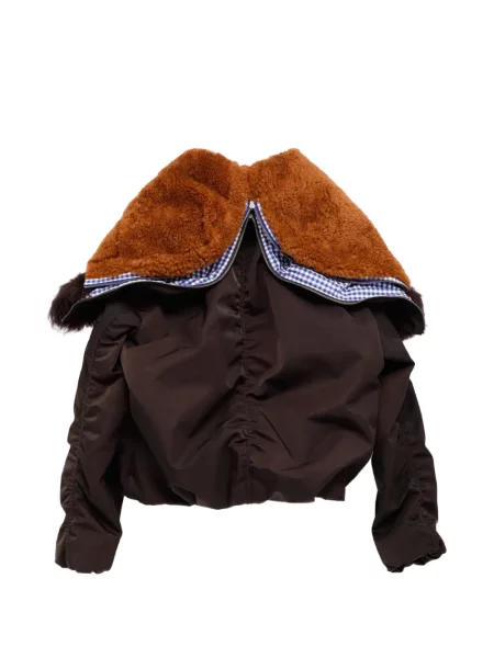 Geacă bomber Loewe din piele de oaie maro