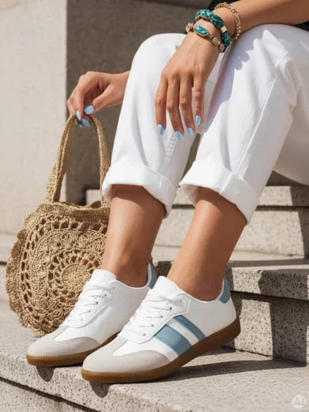 Sportowe sneakersy NISTI Dstreet niebieskie