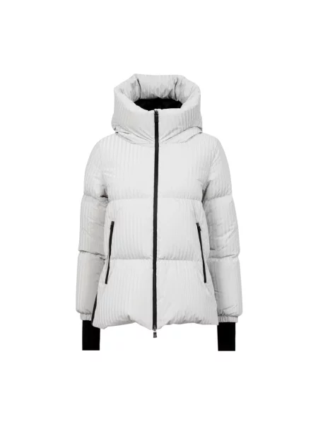 Kurtka puchowa Herno z kapturem szara
