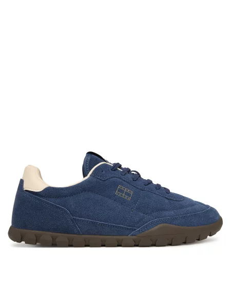 Sportcipők Tommy Jeans Tommy Jeans Low Suede Runner Sötétkék