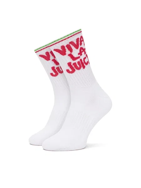 Juicy Couture Dolge nogavice Viva bela
