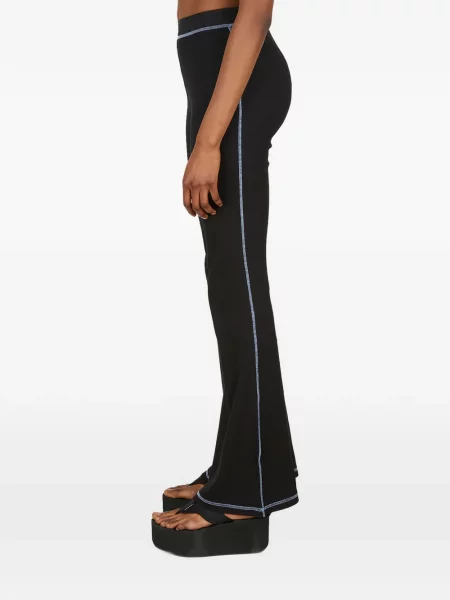 Pantaloni Mcq evazate negru
