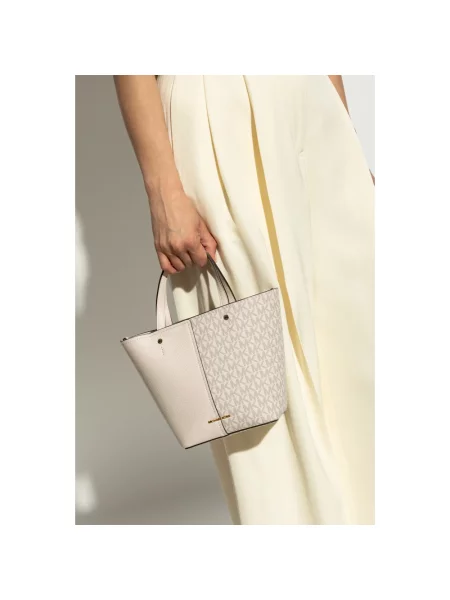 Torebka Michael Kors skórzana beżowa