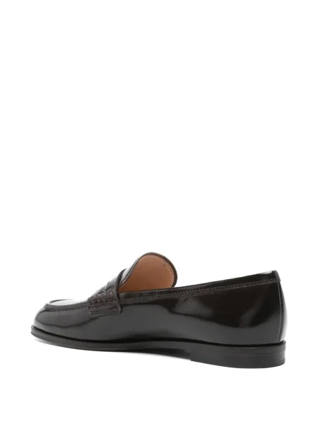 Pantofi loafer Gianvito Rossi din piele maro