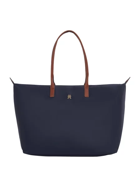 Maksi torebka Tommy Hilfiger granatowa