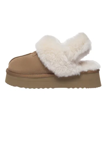 Everau Papuci de casă Fantail' maro