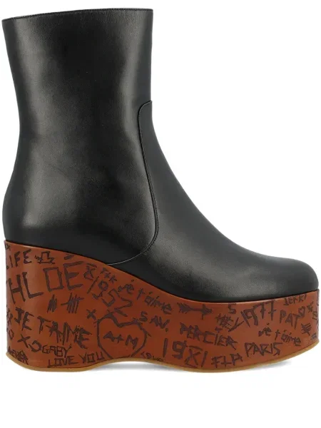 Botine Chloé negru