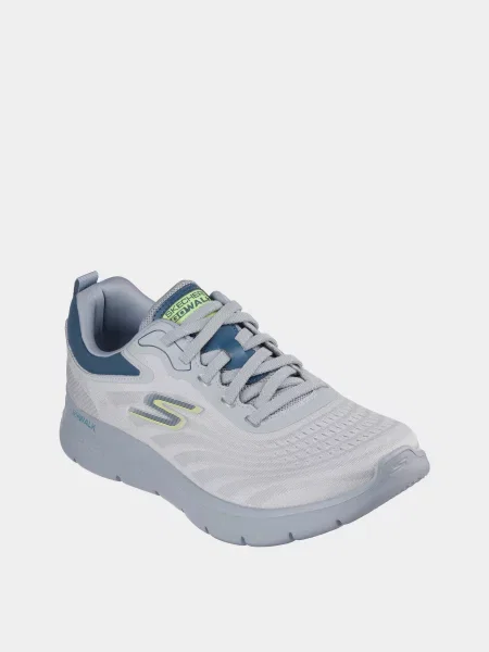 Кожаные кроссовки для спортзала Skechers серые