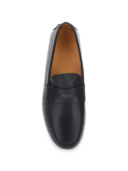 Pantofi loafer Tod's cu autograf negru