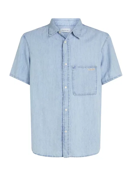 Calvin Klein Jeans cămașă de blugi albastru