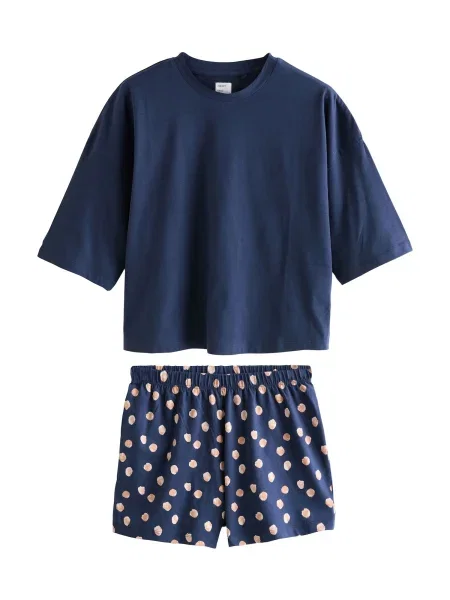 Next Pijama pielii / bleumarin