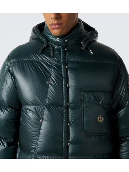 Geacă cu puf Moncler verde