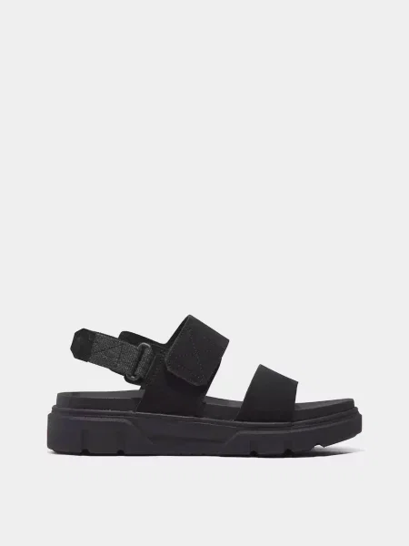 Замшевые босоножки Timberland черные