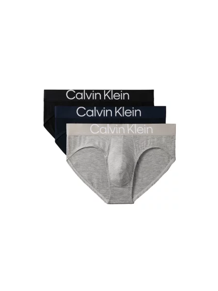 Calvin Klein Underwear Slip bleumarin / gri amestecat / negru alb