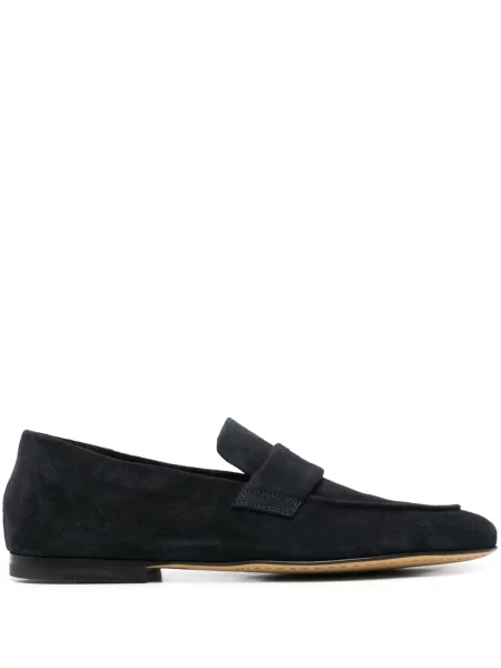 Pantofi loafer Officine Creative din piele de căprioară albastru