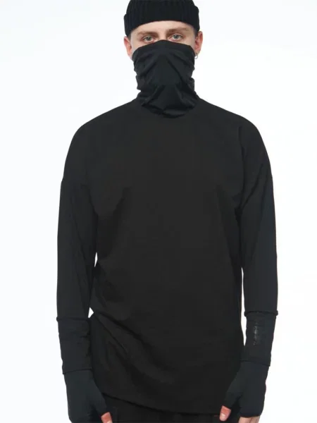 Лонгслив тур черный