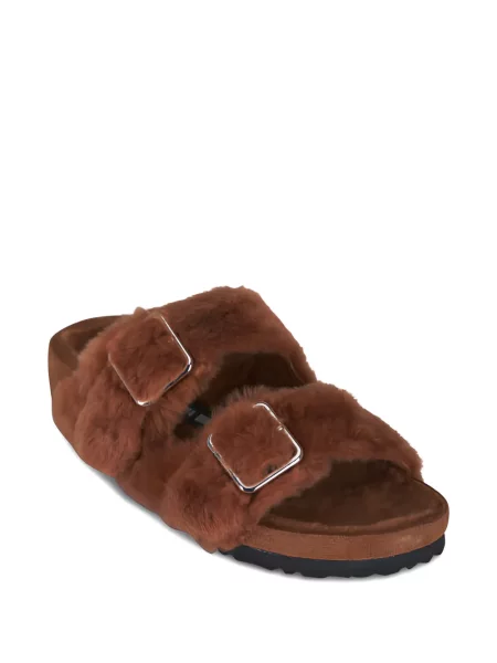 Sandale Birkenstock cu cataramă maro
