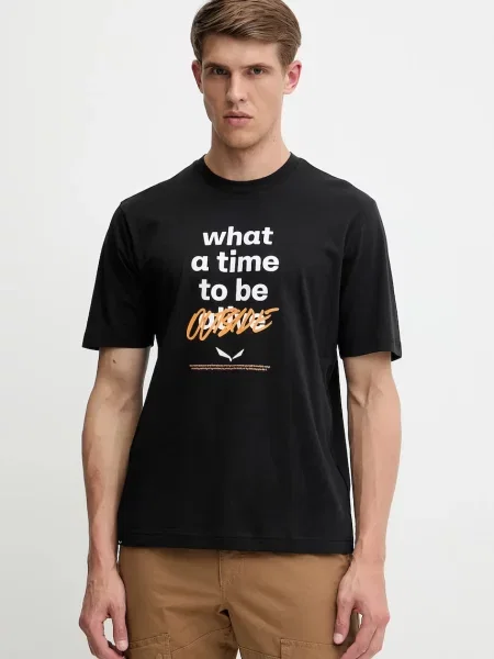 Kratka majica Salewa Eagle Outside črna