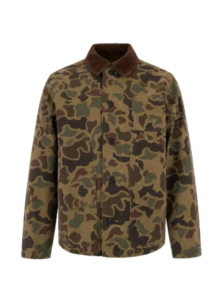 Geacă Filson de catifea cord cu imagine cu model camuflaj maro