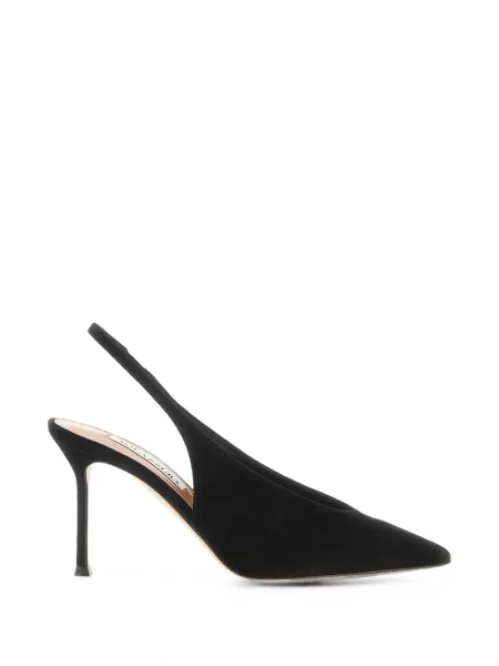 Pantofi cu toc Aquazzura slingback negru