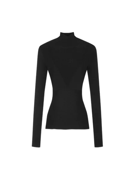 Golf golf Versace wełniany czarny