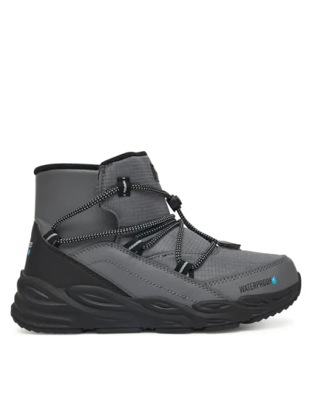 Skechers Cizme de zăpadă Turbo Tread CCBK gri