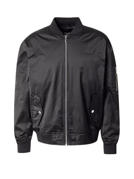 Karl Lagerfeld Geacă BOMBER negru