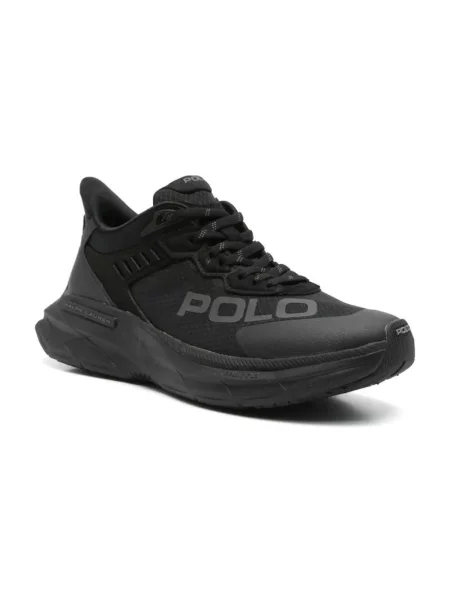 Sneakersy Polo Ralph Lauren skórzane czarne
